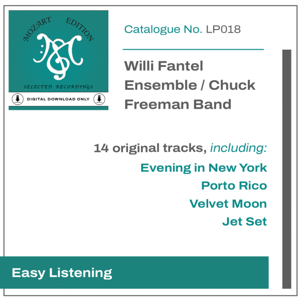 MELP018 (Digital Download only) Willi Fantel Ensemble / Chuck Freeman Band