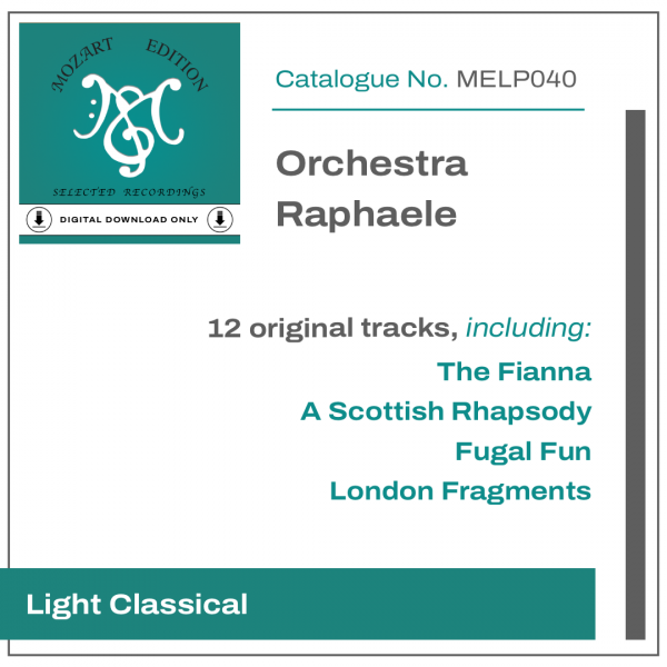 MELP040 (DIGITAL DOWNLOAD ONLY) Orchestra Raphaele